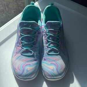 Skechers Women's Pastel Swirl Sneakers